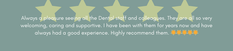 5 star review at Boroughbridge Dentist in Ripon